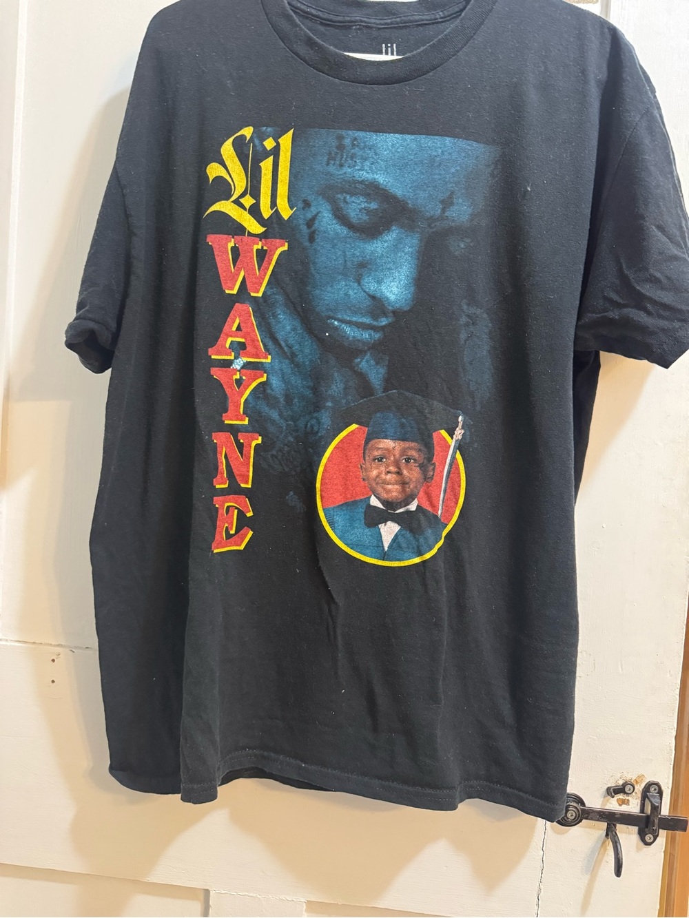 Lil Wayne Black Graphic Tee - Official Style